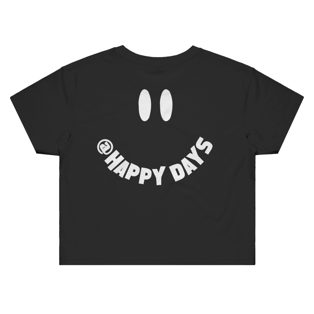 Happy Days - Smile Logo Finish Womens Crop