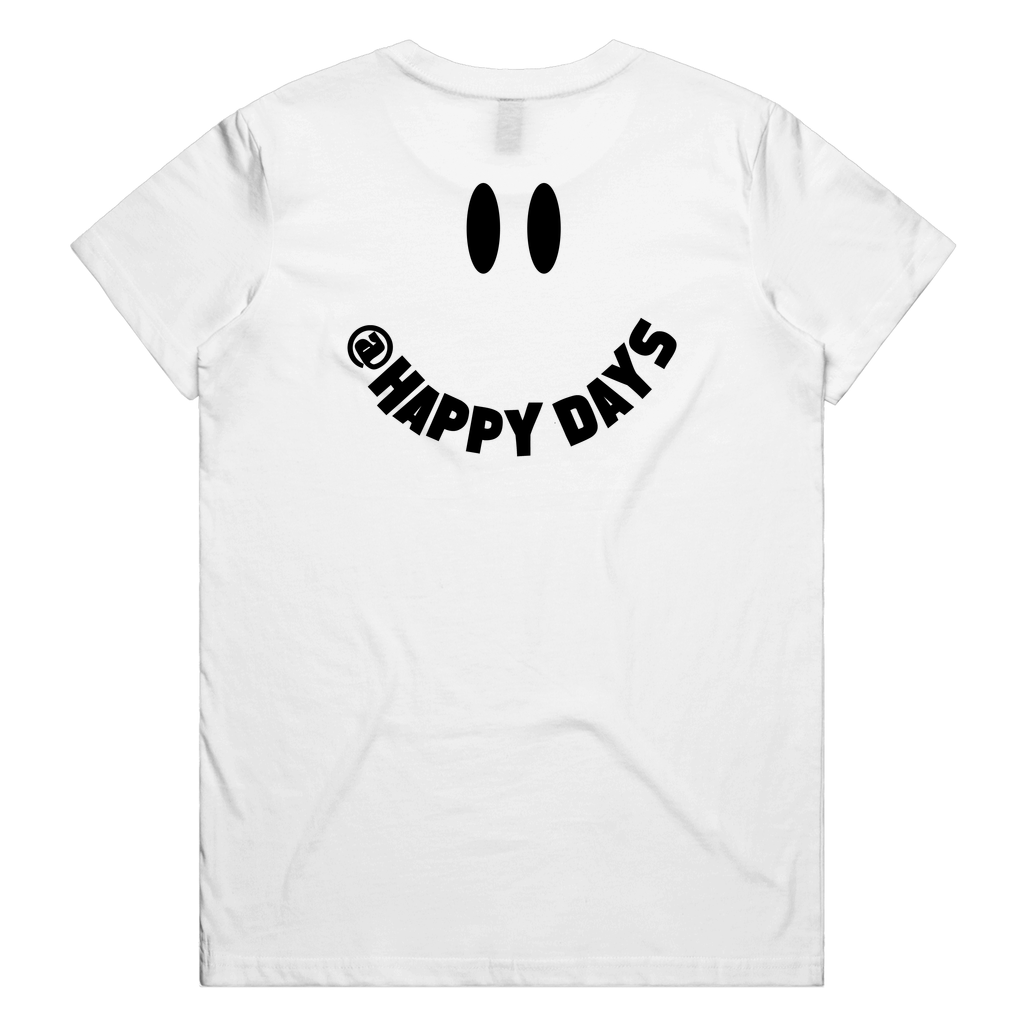 Happy Days - Smile Logo Finish Womens Tee