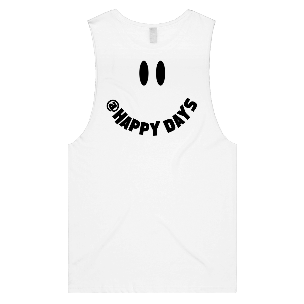 Happy Days - Smile Logo Finish Muscle Tee