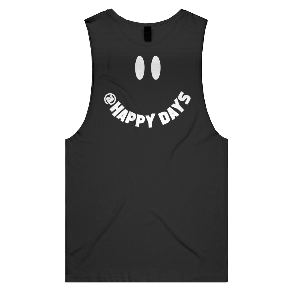 Happy Days - Smile Logo Finish Muscle Tee