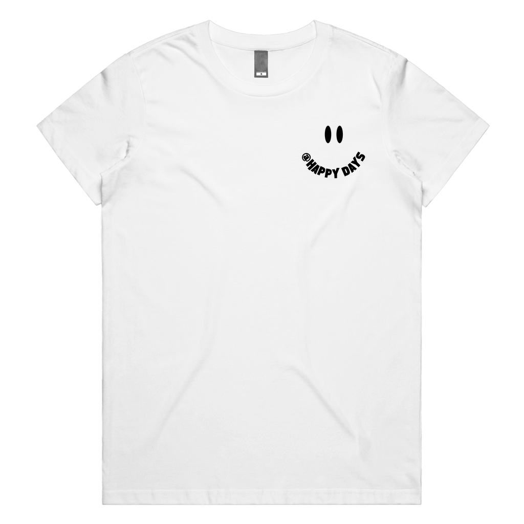 Happy Days - Smile Logo Finish Womens Tee